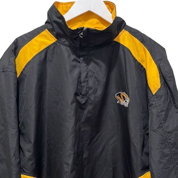 NCAA Mizzou Missouri Tigers 1/4 zip pull over jacket - L - Picture 2 of 5